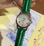 Omega De Ville 32mm Quartz Movement 316L Steel Mother Of Pearl Dial Women Replica Watch